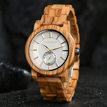 Pánske Hodinky BOBO VTÁK Drevené Jednoduchosť Kontrast Farieb Jedinečné Náramkové hodinky Vitajte na Mieru & Dropshipping