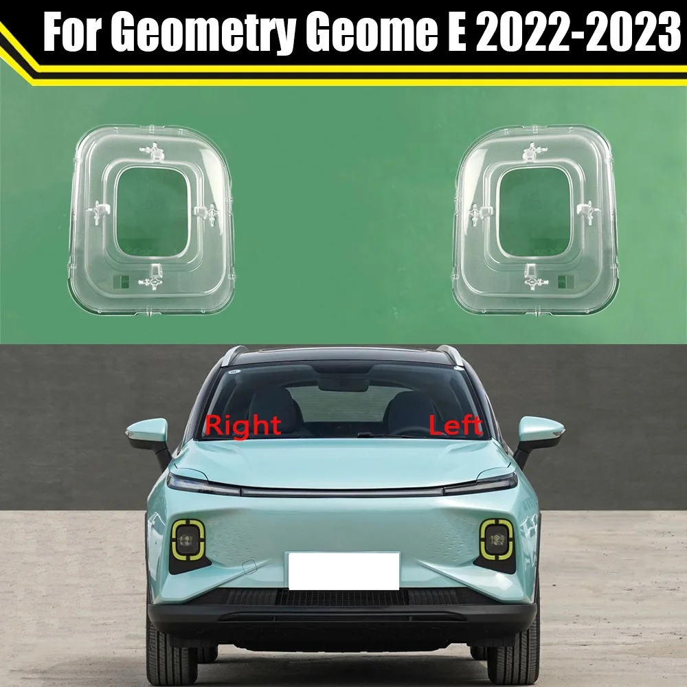 Auto Transparentné Tienidlo Pre Geometriu Geome E 2022 2023 Sklo Objektívu Shell Auto Predných Svetlometov Kryt Svetlometu Svetlo Čiapky
