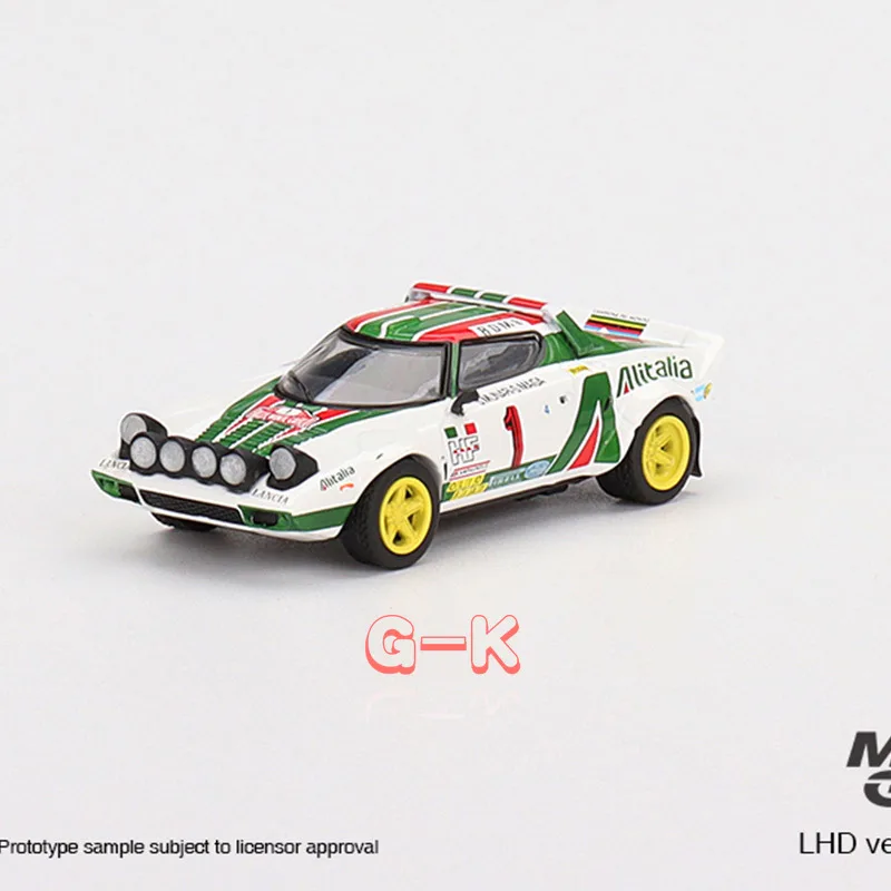 MINIGT 1:64 Pre Lance Stratos HF 1977 Rally #1 Replika Modely Áut