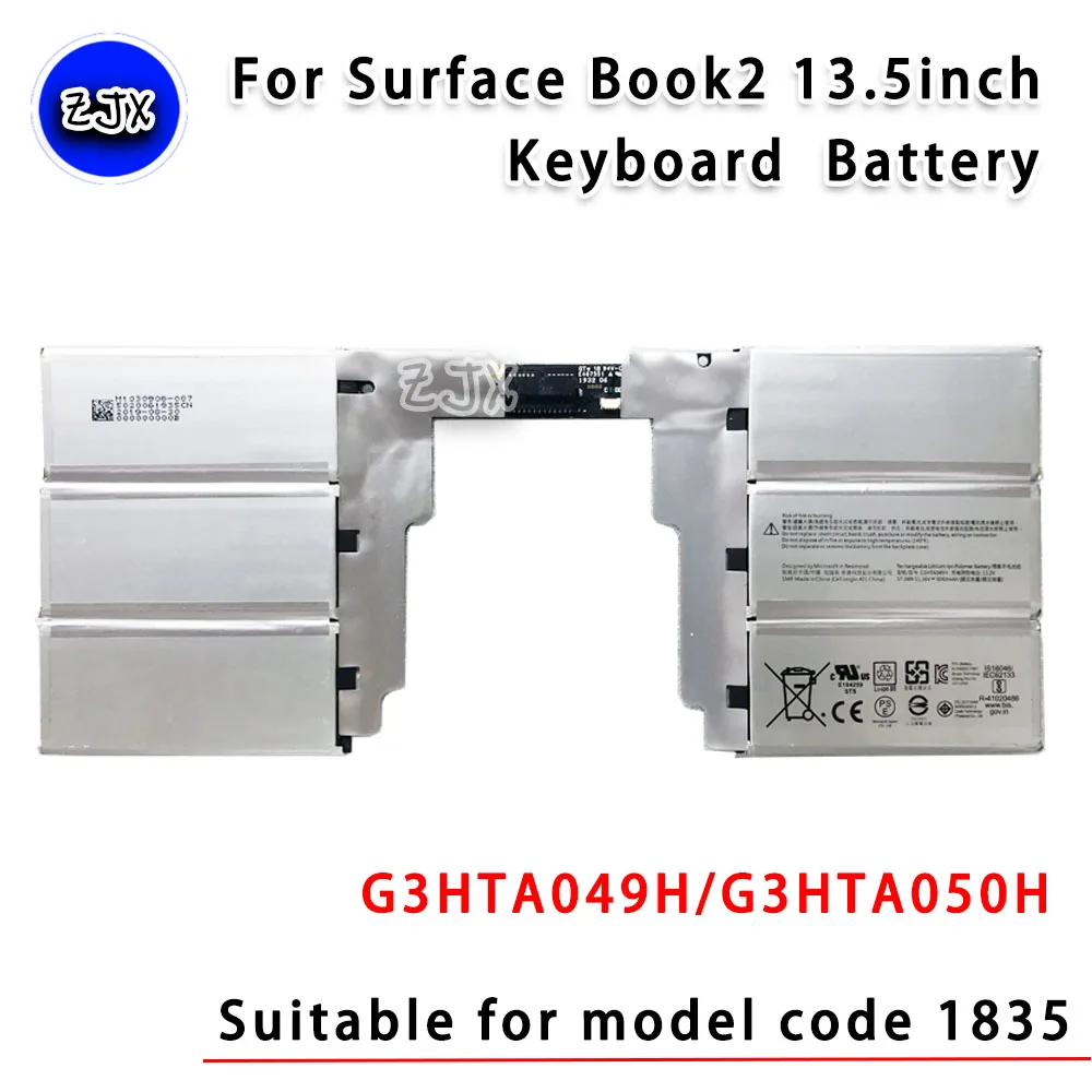 Microsoft Surface Book2 13.5 palcový Batérie Klávesnice 1835 Batérie Klávesnice G3HTA049H G3HTA050H Originál