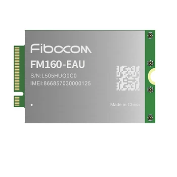 Fibocom FM160-EAU NR Sub 6 modul s 3GPP Release 16, FM160-EAU kompatibilný s LTE/WCDMA normy