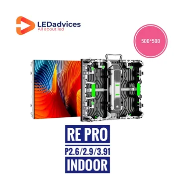 RE PRO Series P2.6 P2.9 P3.91 500*500 Interiérové LED Obrazovky Videa na Stenu Digitálny Displej 3840Hz Prenájom Pevné Inštalácie Hot Predaj