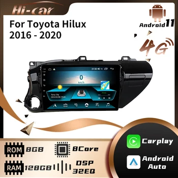 Android Stereo pre Toyota Hilux 2016 - 2020 2 Din autorádia s Obrazovke Multimediálny Prehrávač Navigácie GPS Vedúci Jednotky Autoradio