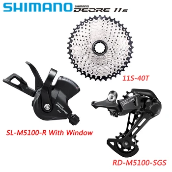 SHIMANO DEORE M5100 11S Prehadzovačky Vyhovovali RD-M5100-SGS 1x11V SL-M5100-R Okno Svitu Casstte Horský Bicykel MTB Bicykel Časti