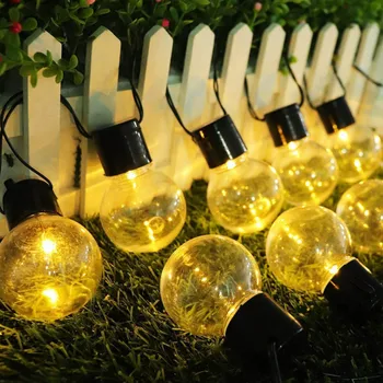 Vlkovcový Svete Víla String Svetlá Ulica Žiarovky Lampy Nový Rok Garden Party Dovolenku Svadobné Dekorácie Led Vianočné Osvetlenie Vonkajšie