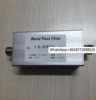 BPF-1.8-30 1.8-30MHz Band Pass Filter BPF Anti-interferencie Zlepšenie selektivity a potlačenie rušenia