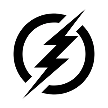 Lightning Nabíjateľnú Batériu Elektrické Znamenie, Symbol Vinyl Odtlačkový Auto, Okno, Notebook, Auto Kryt Nálepky Príslušenstvo