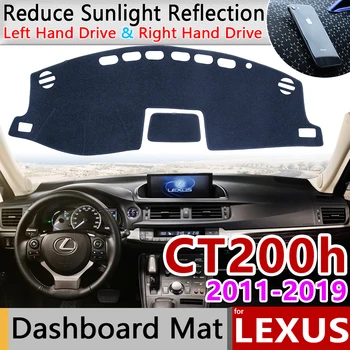 pre Lexus CT200h 2011~2019 CT 200 200h F Sport Anti-Slip Mat Panel Kryt Pad Slnečník Dashmat Koberec Príslušenstvo 2013 2014